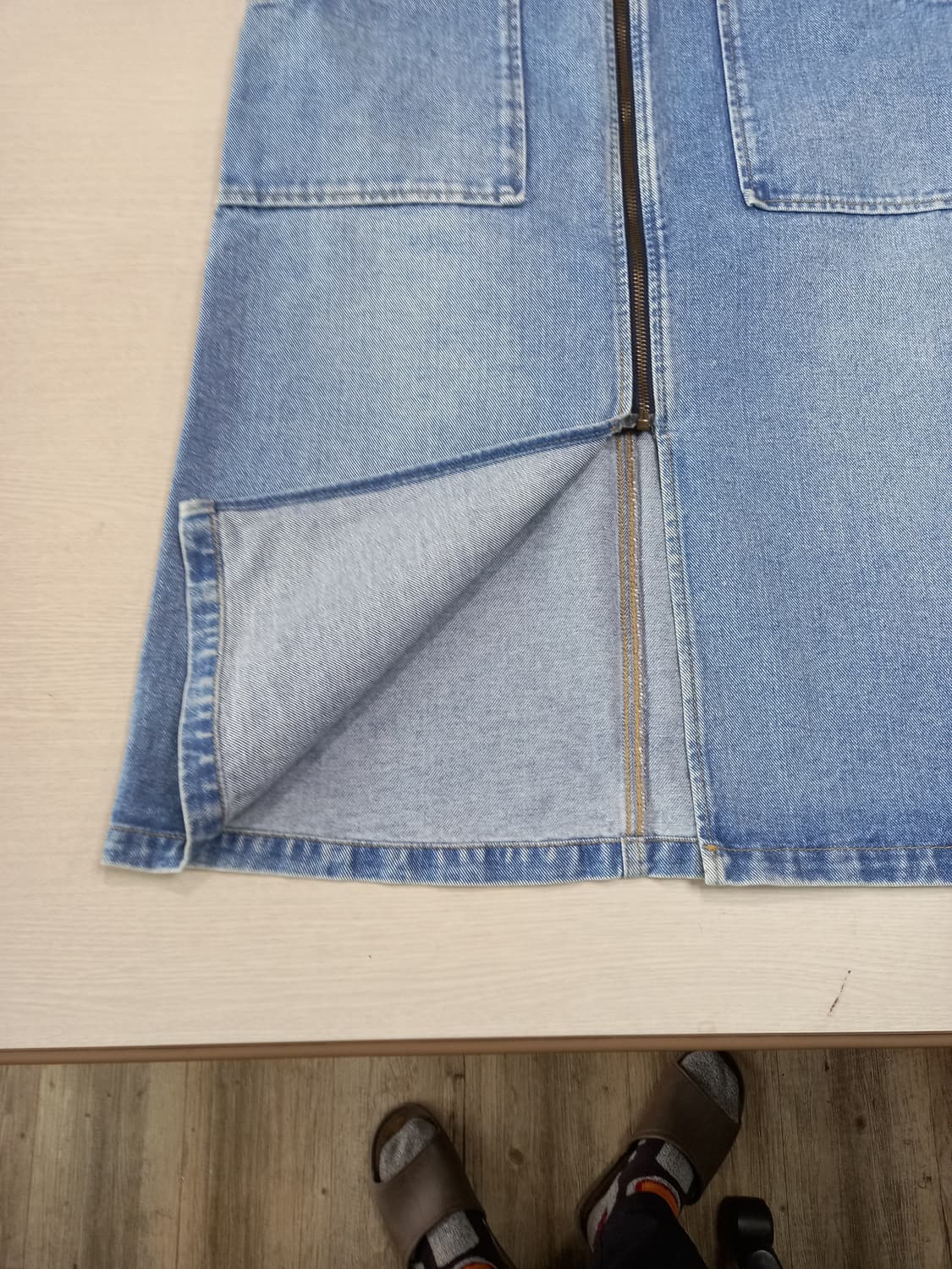 28 asos Turkey 데님 미디스커트 28-927 상품이미지3