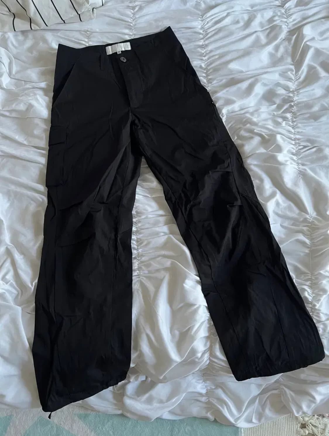 마조네 N.Wide cargo pants xs 와이드 카고 팬츠 블랙 상품이미지4