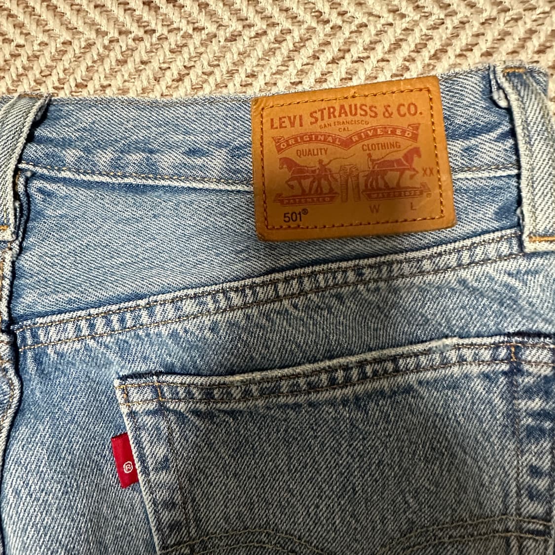 LEVI'S 501 women denim pants 상품이미지3