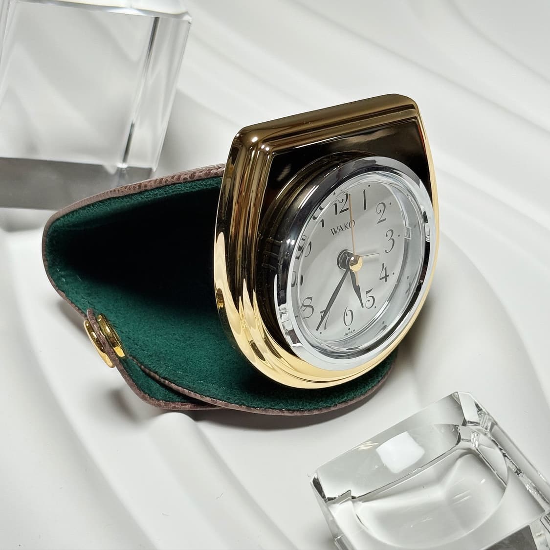 80s90s 긴자 와코 빈티지 트래블 클락 상품이미지2