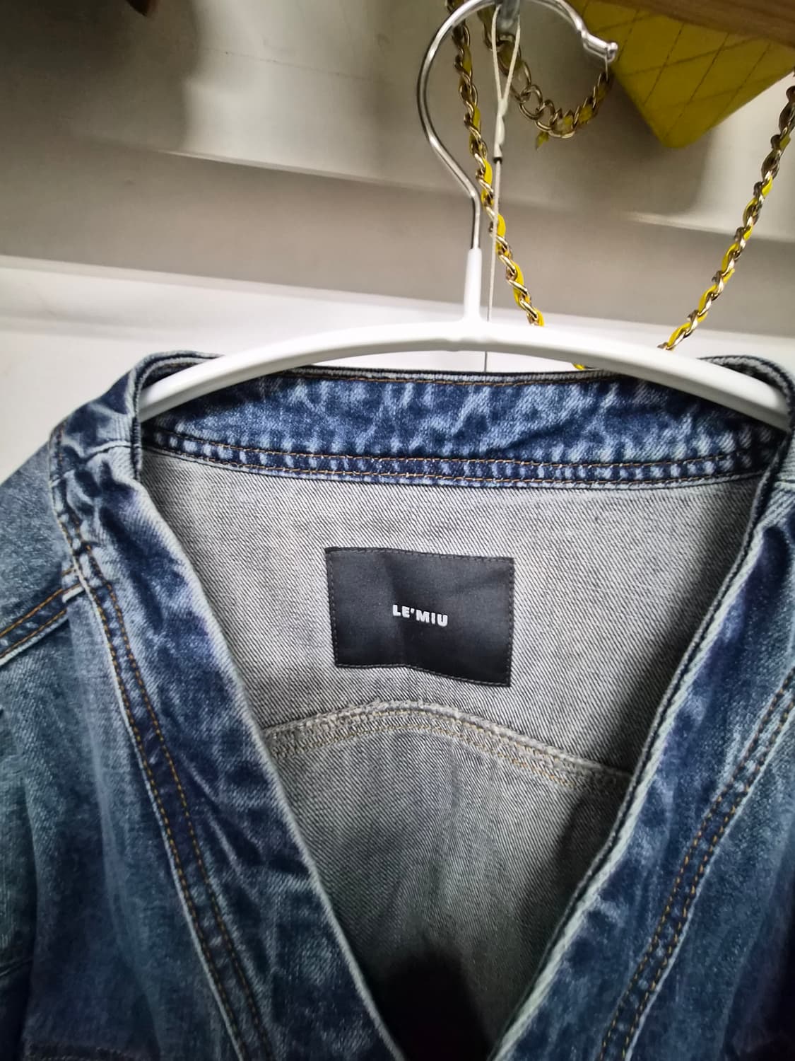 르미유 백포인트 데님 벌룬자켓 상품이미지3