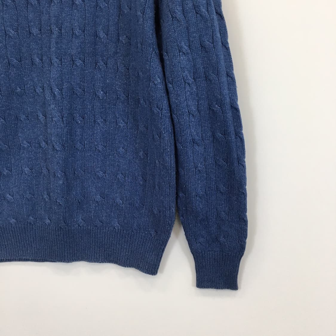 폴로 랄프로렌 실크 케이블 하프집업니트 90-95  상품이미지3