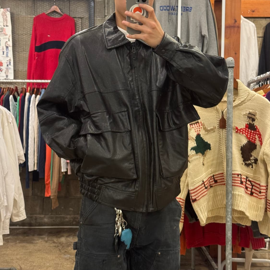 프릭스 스토어 레더 자켓(kold_8240)  상품이미지1