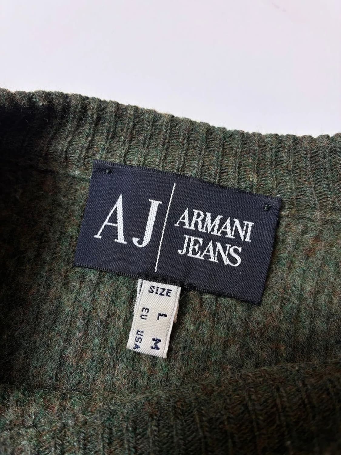 아르마니 진스 울 짜임 니트 PN8163 상품이미지5