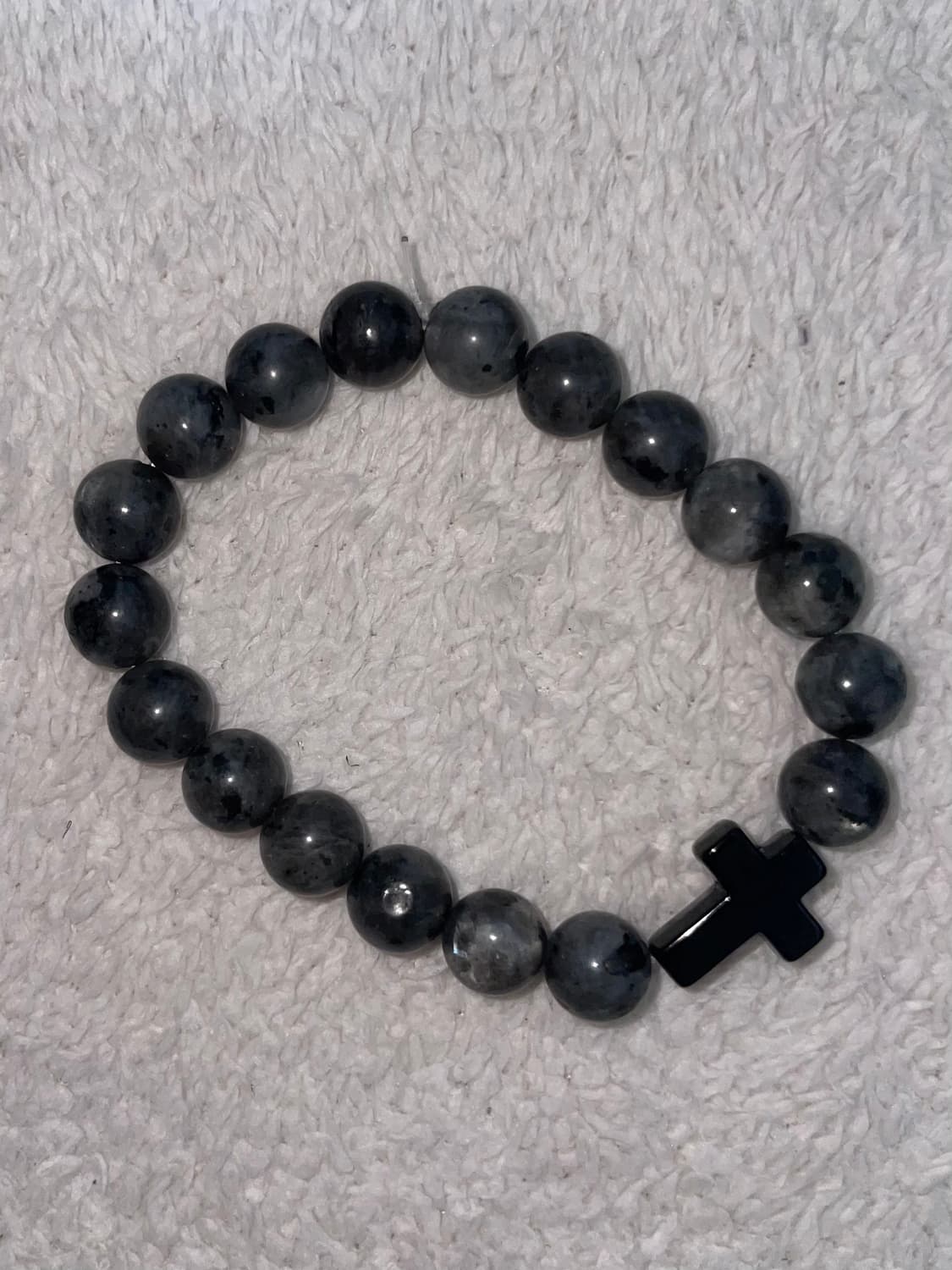 Hand made- gemstone cross bracelet 상품이미지1