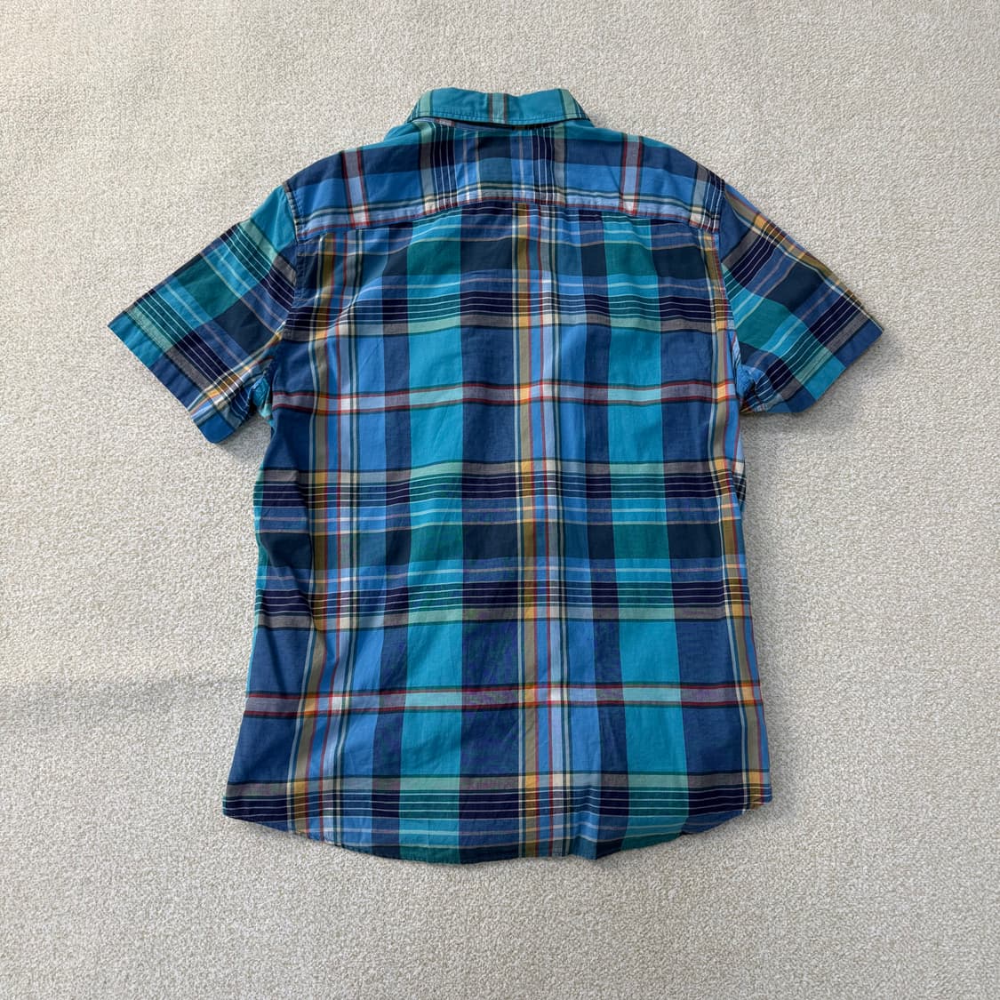 L 아메리칸 이글 체크 반팔 셔츠 0223T 상품이미지2