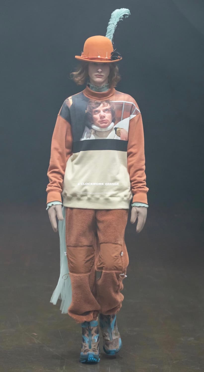 언더커버 19aw 시계태엽 오렌지 스웻 셋업 상품이미지1