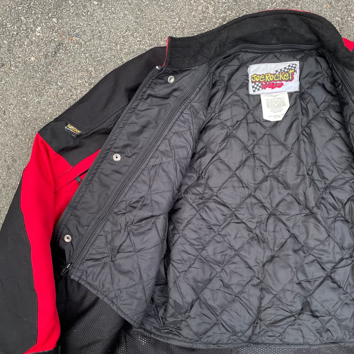 90s JOE ROCKET 레이싱 자켓 올드스쿨 라이더 점퍼 L 상품이미지3