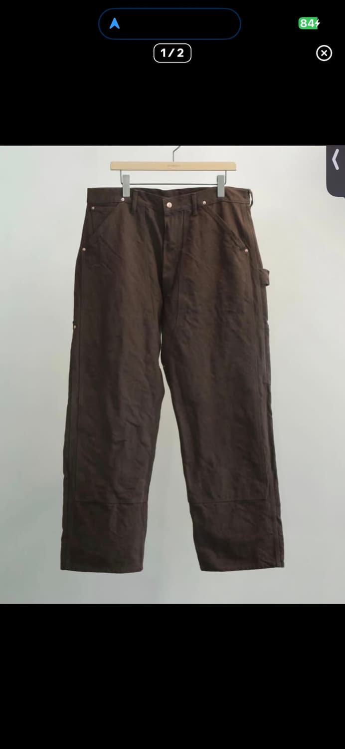 26ss 코모리 덕 페인터 팬츠 브라운 3사이즈 상품이미지1