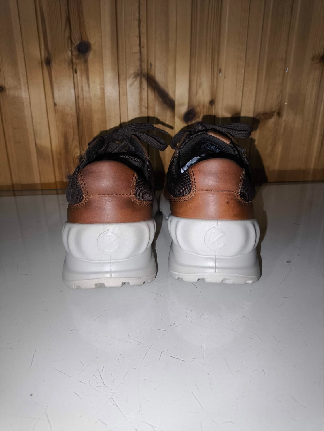 255mm 에코 아스터 소가죽 스니커즈 브라운 상품이미지7