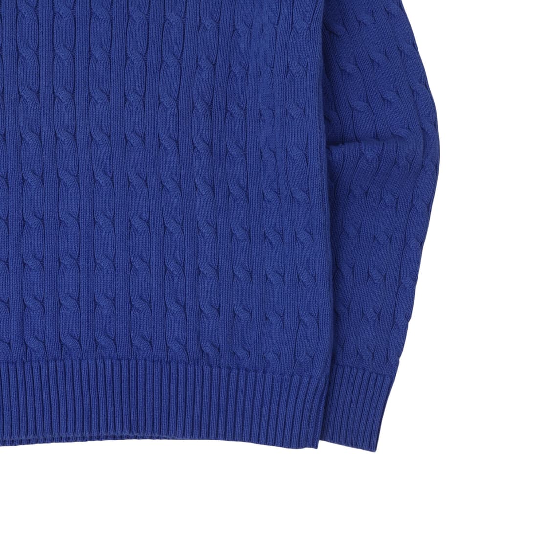 폴로 랄프로렌 블루 케이블 니트 스웨터 상품이미지4