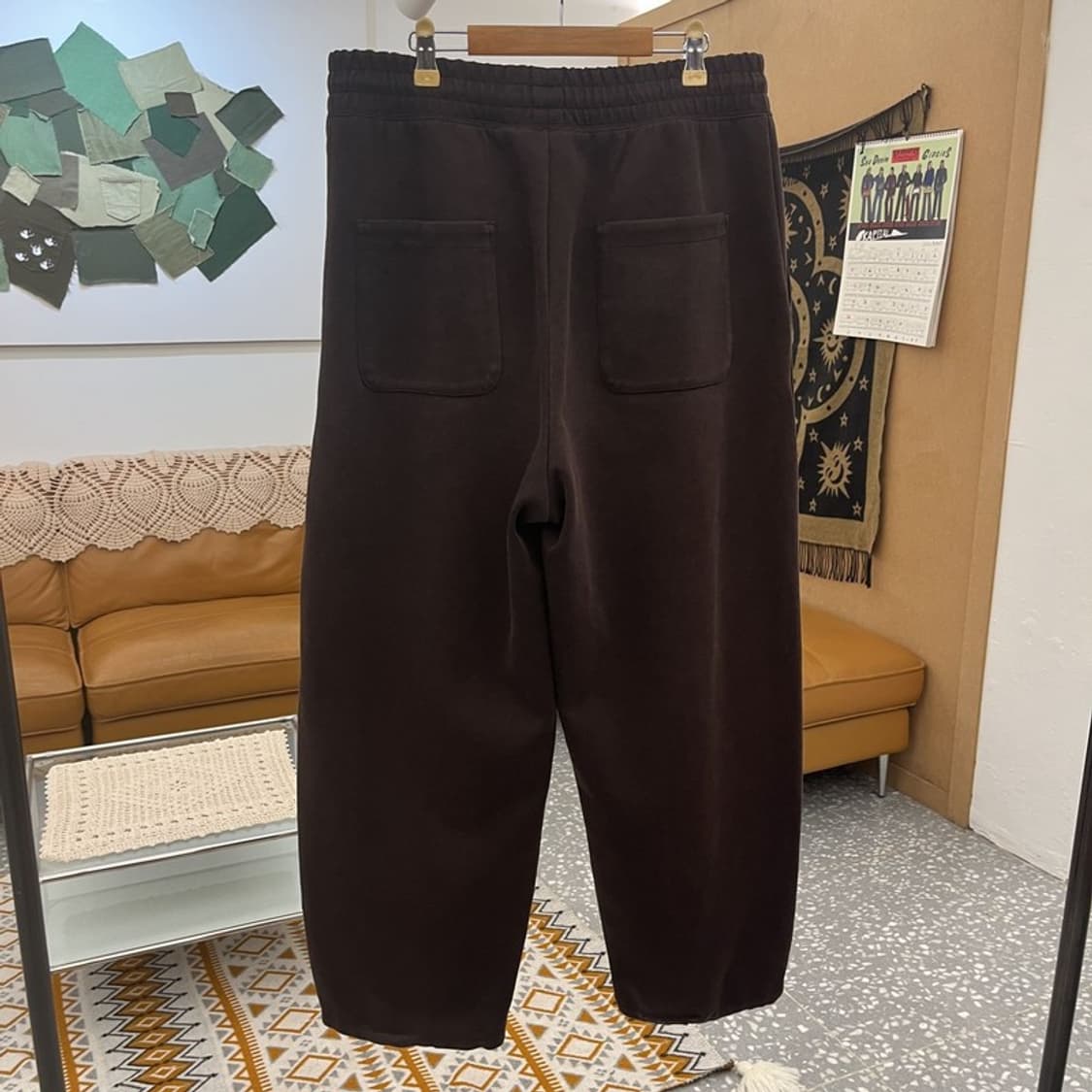 유니클로 C 스트릿 캐주얼 와이드 밴딩 스웻팬츠 L C10808 상품이미지4