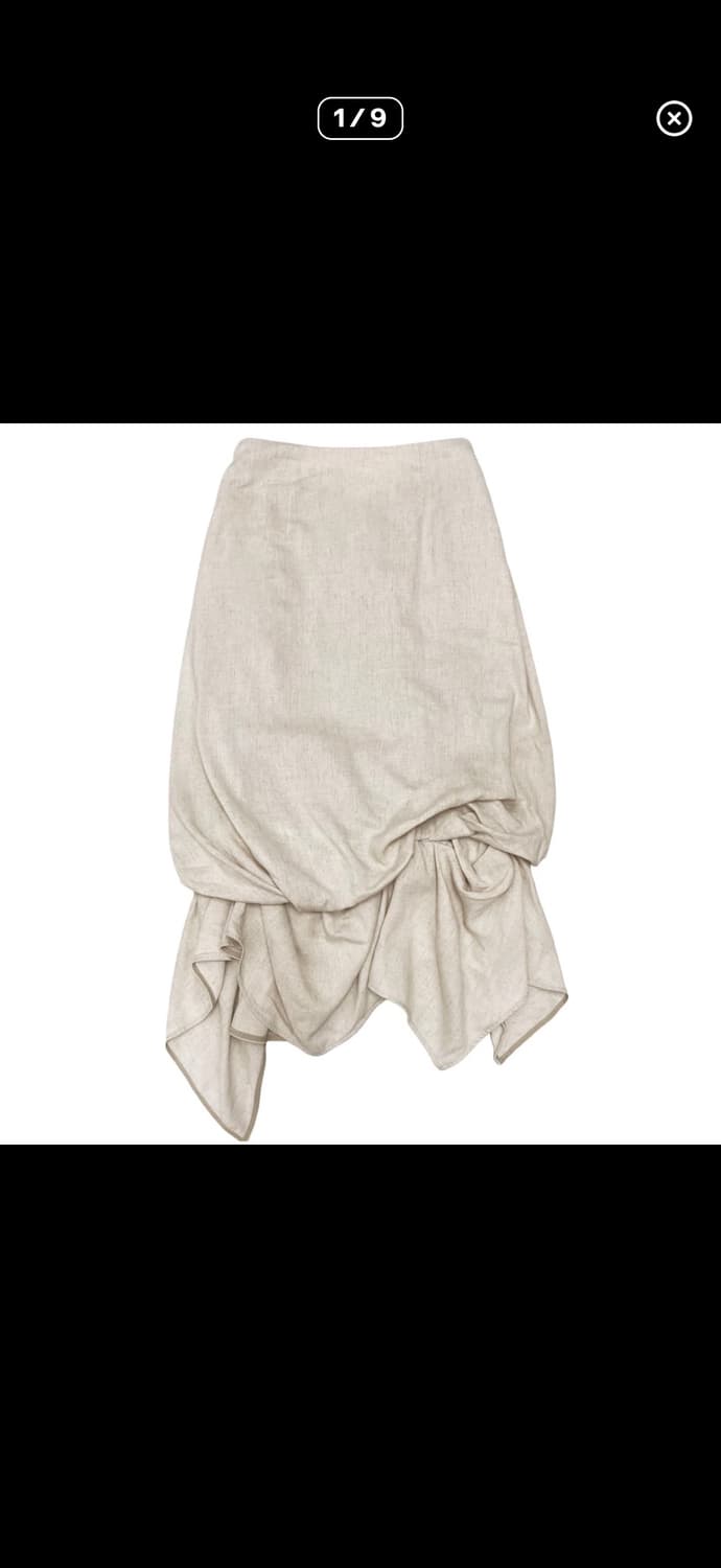 엔폴드 리넨라이크 벌룬 스커트 36 상품이미지1