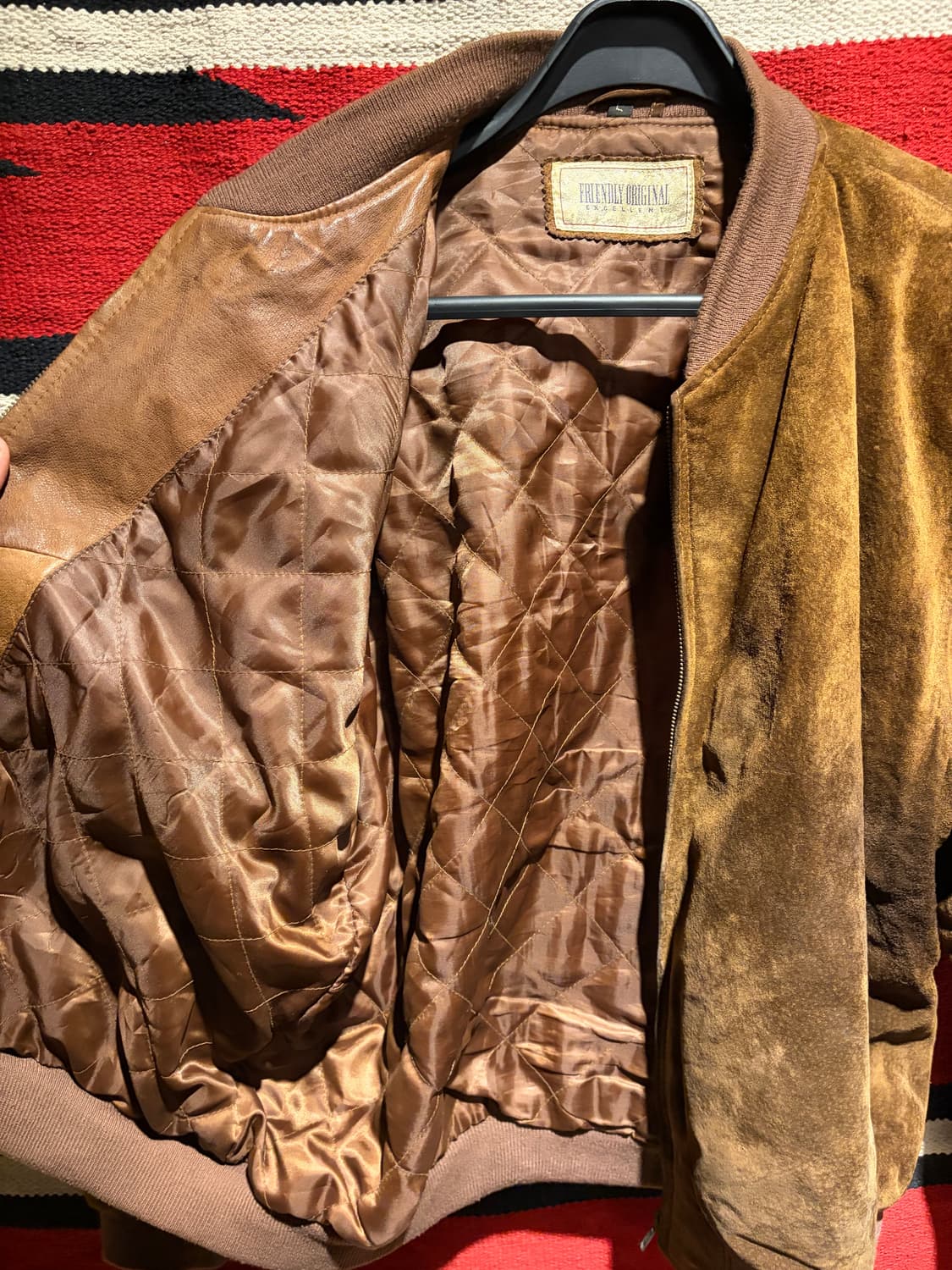 Brown suede  blouson / 스웨이드 블루종 점퍼 상품이미지9