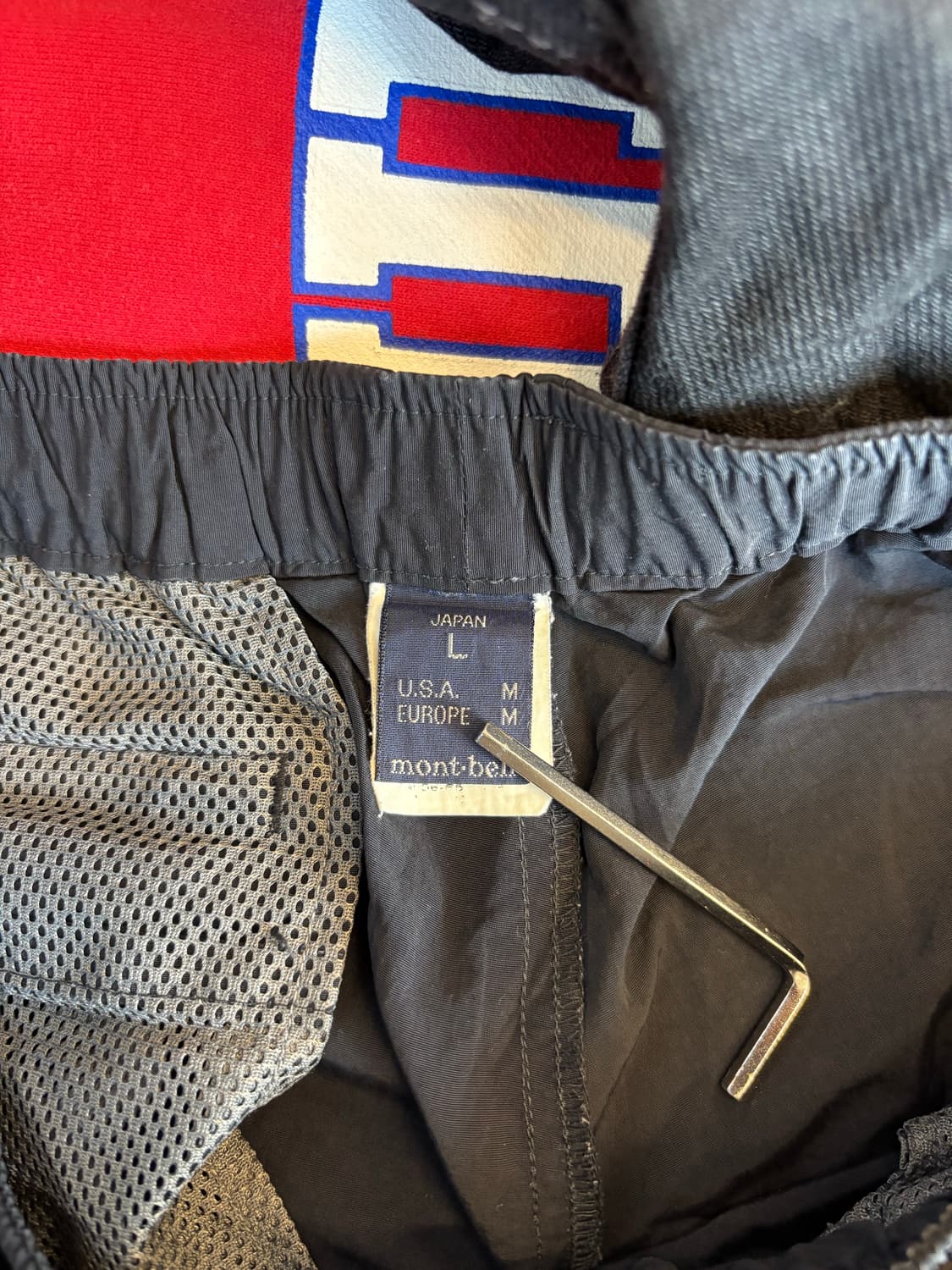 Montbell 블랙 나일론 팬츠 상품이미지3