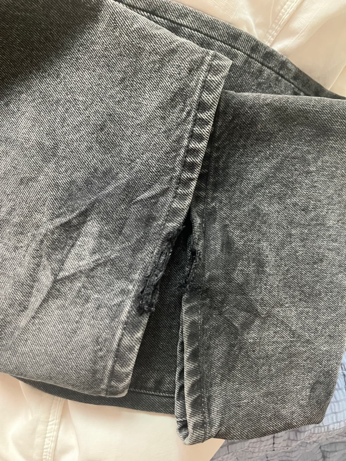 (XL) 디스이즈네버댓 레귤러 데님 블랙 흑청 상품이미지2