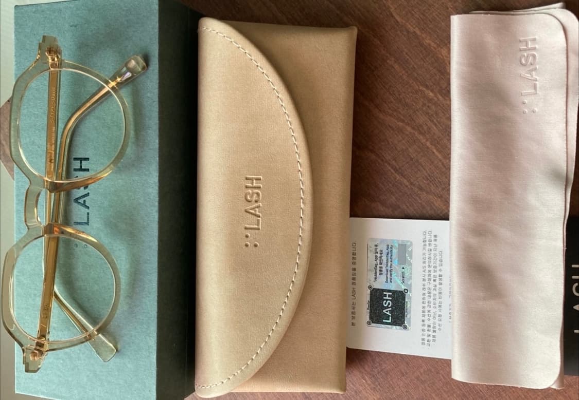 LASH 안경 DAVID(투명테) 상품이미지2