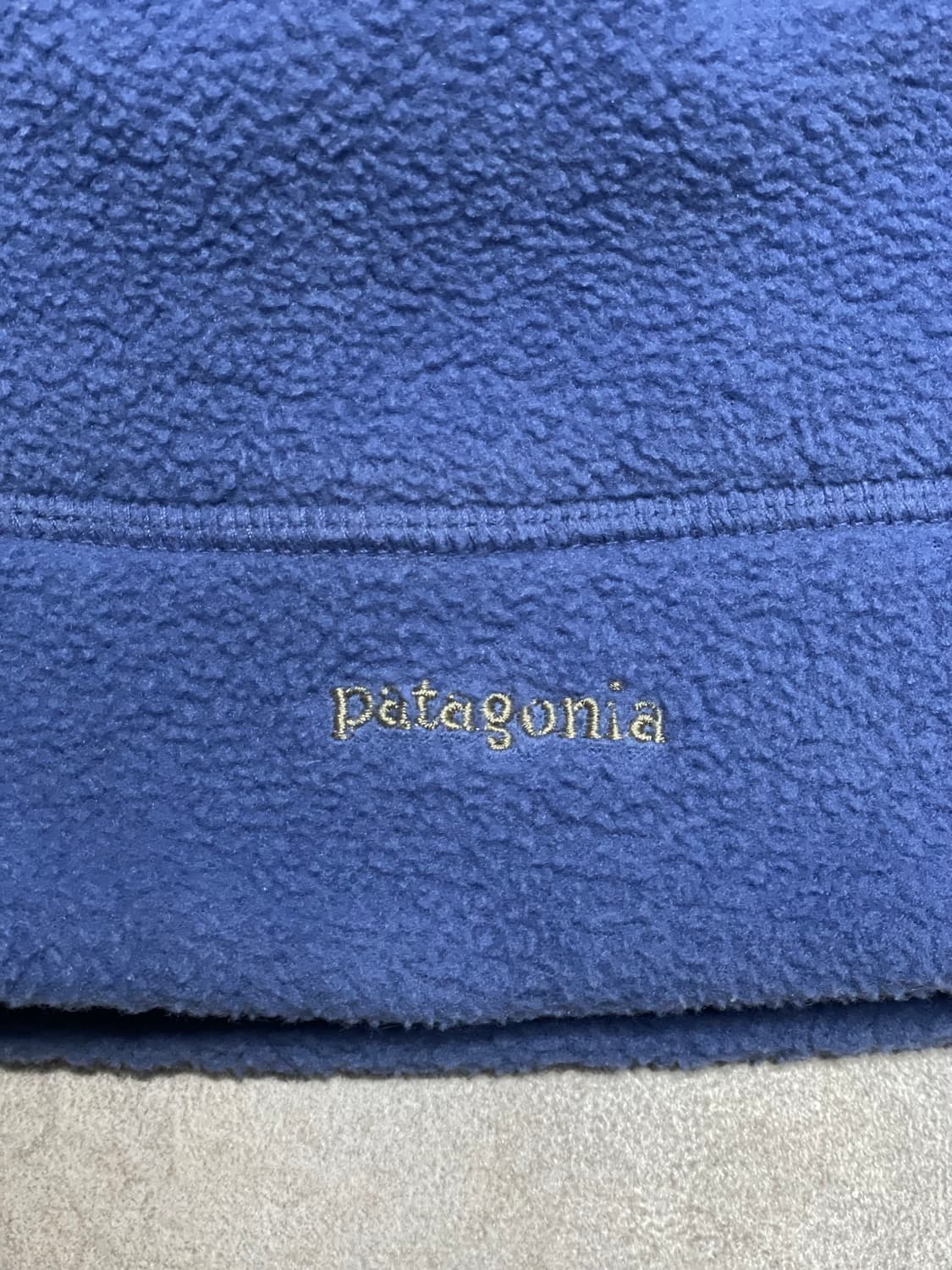90s usa 파타고니아 플리스 비니 스카이 블루 상품이미지3