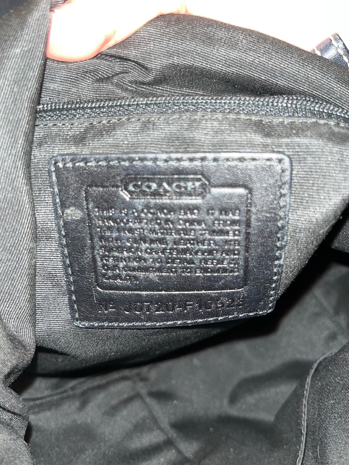 Coach Black Hobabag 상품이미지7