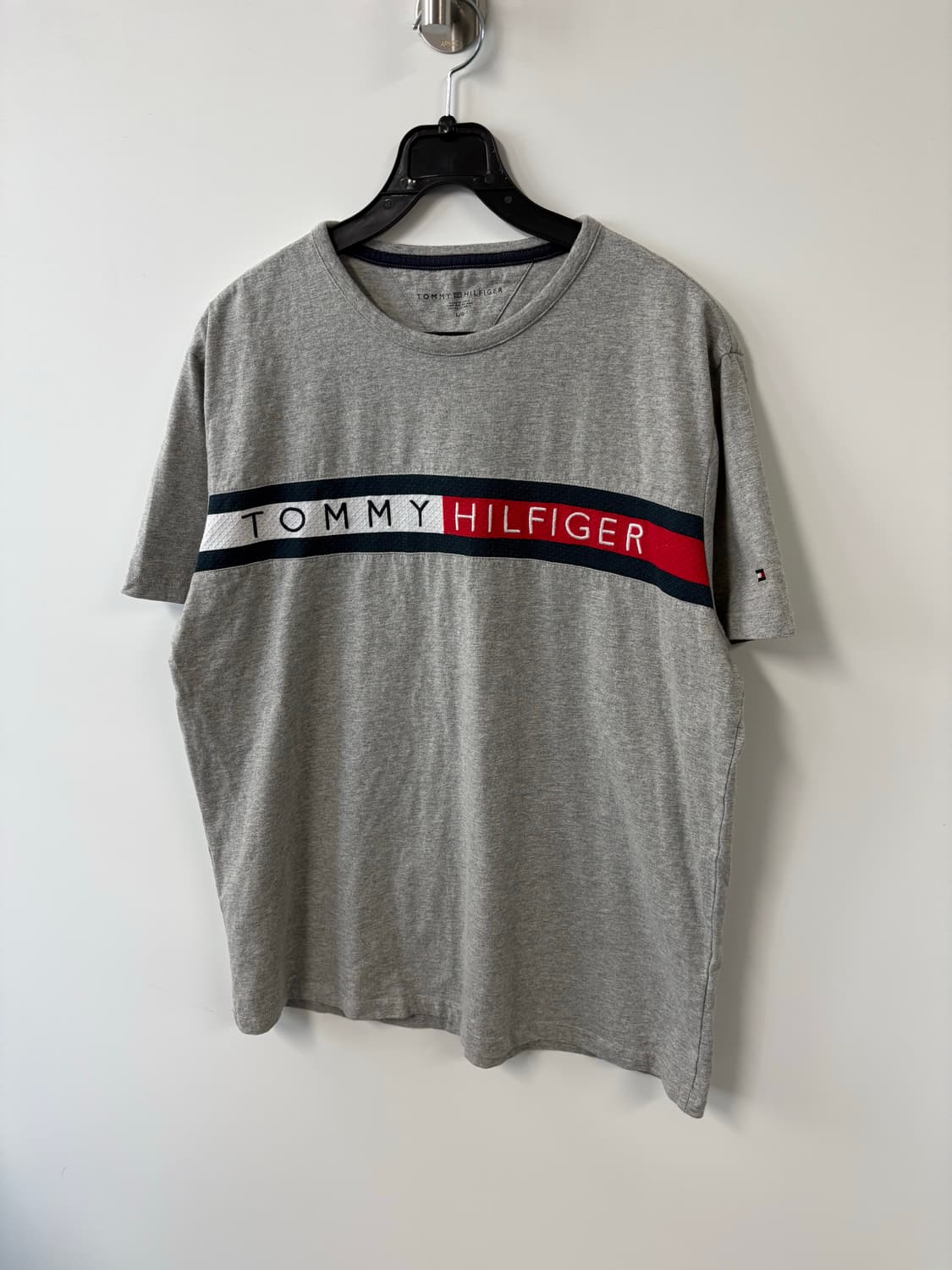 타미힐피거 로고 그레이 반팔 티셔츠 상품이미지2