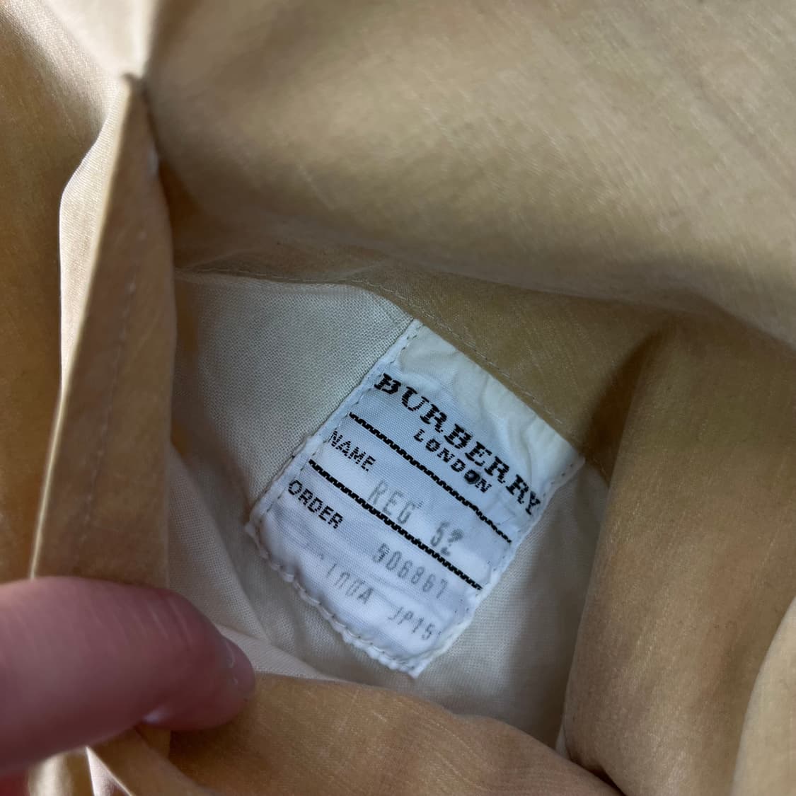 100 버버리 기마로고 리버시블 노바체크 왁스 자켓 상품이미지7