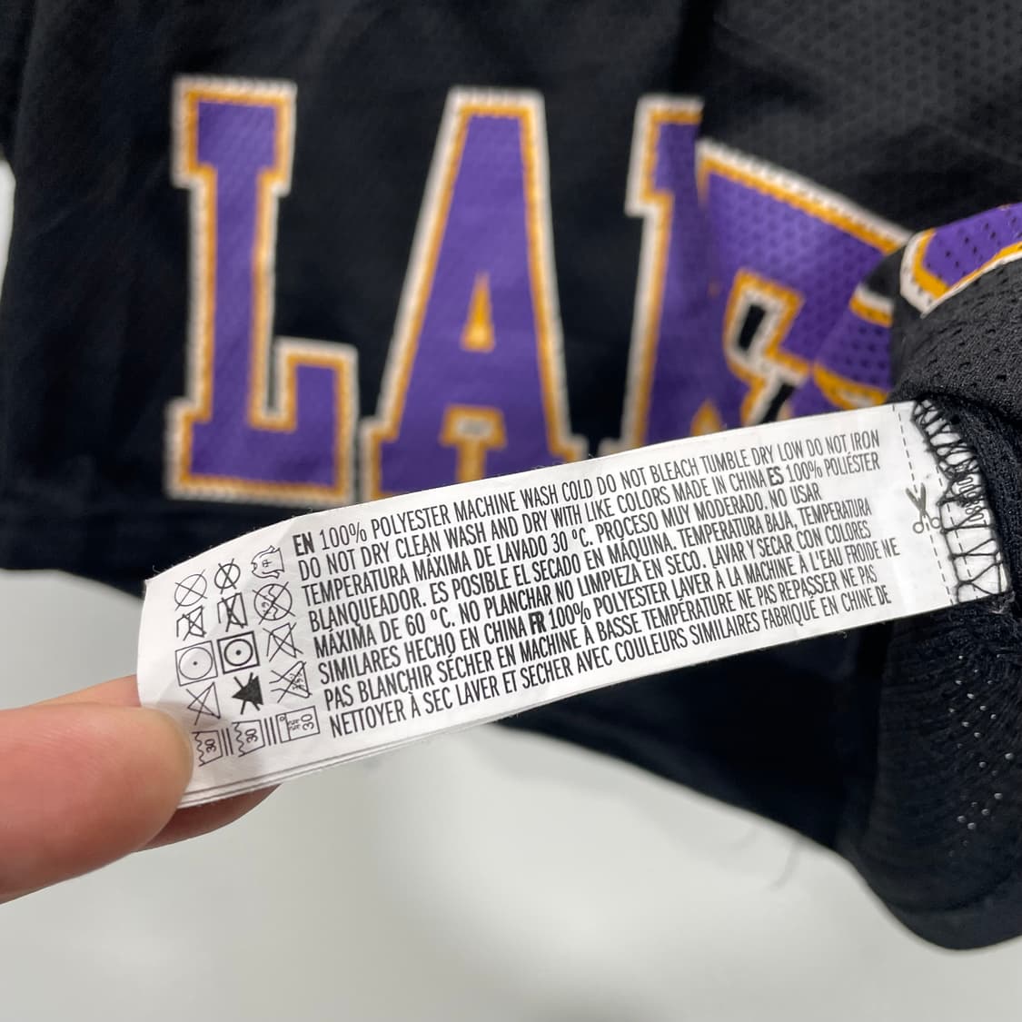 NBA 레이커스 매쉬 크롭티 상품이미지4