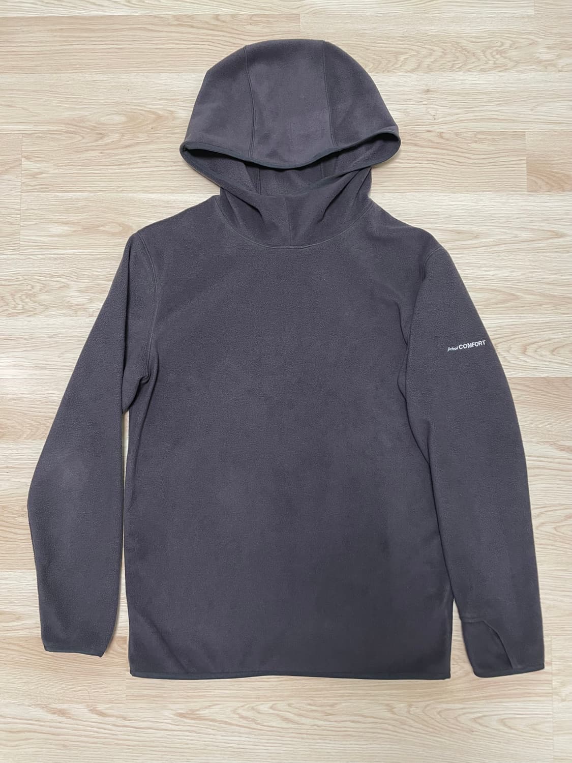 3size) 지초이 25-004 마이크로 폴라 플리스 후디 에스프레소 상품이미지2