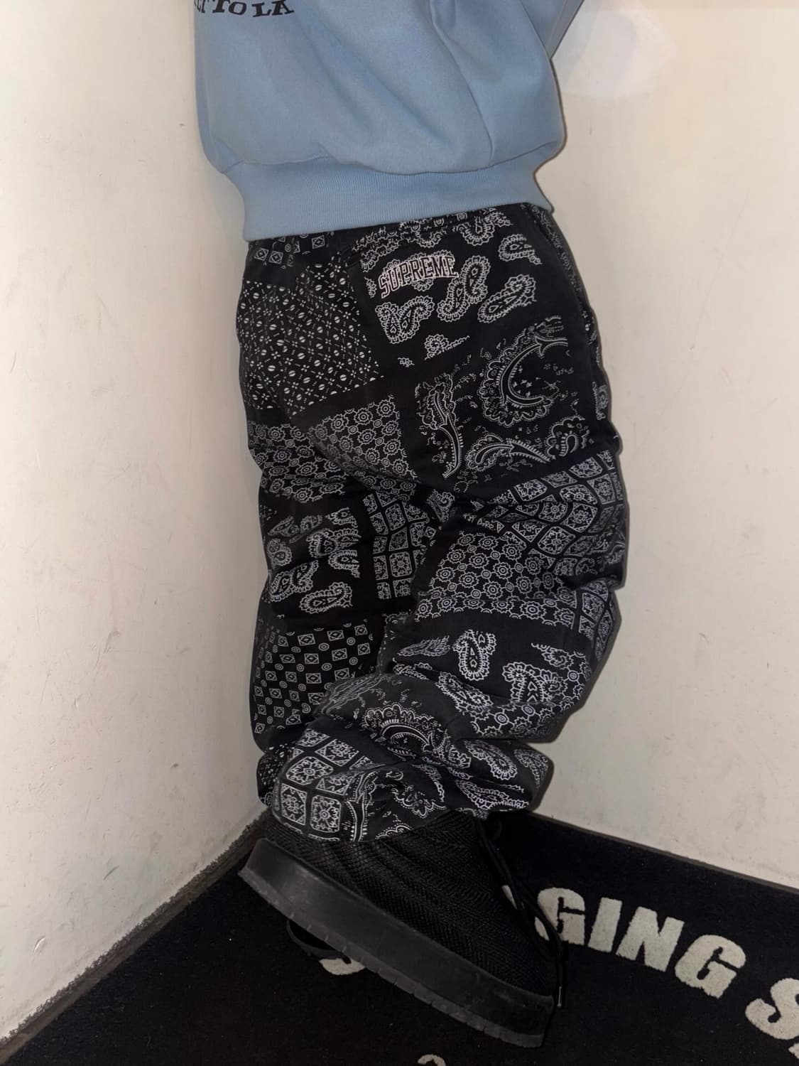 Supreme Paisley Grid Chino Pants - 20Ss 상품이미지1