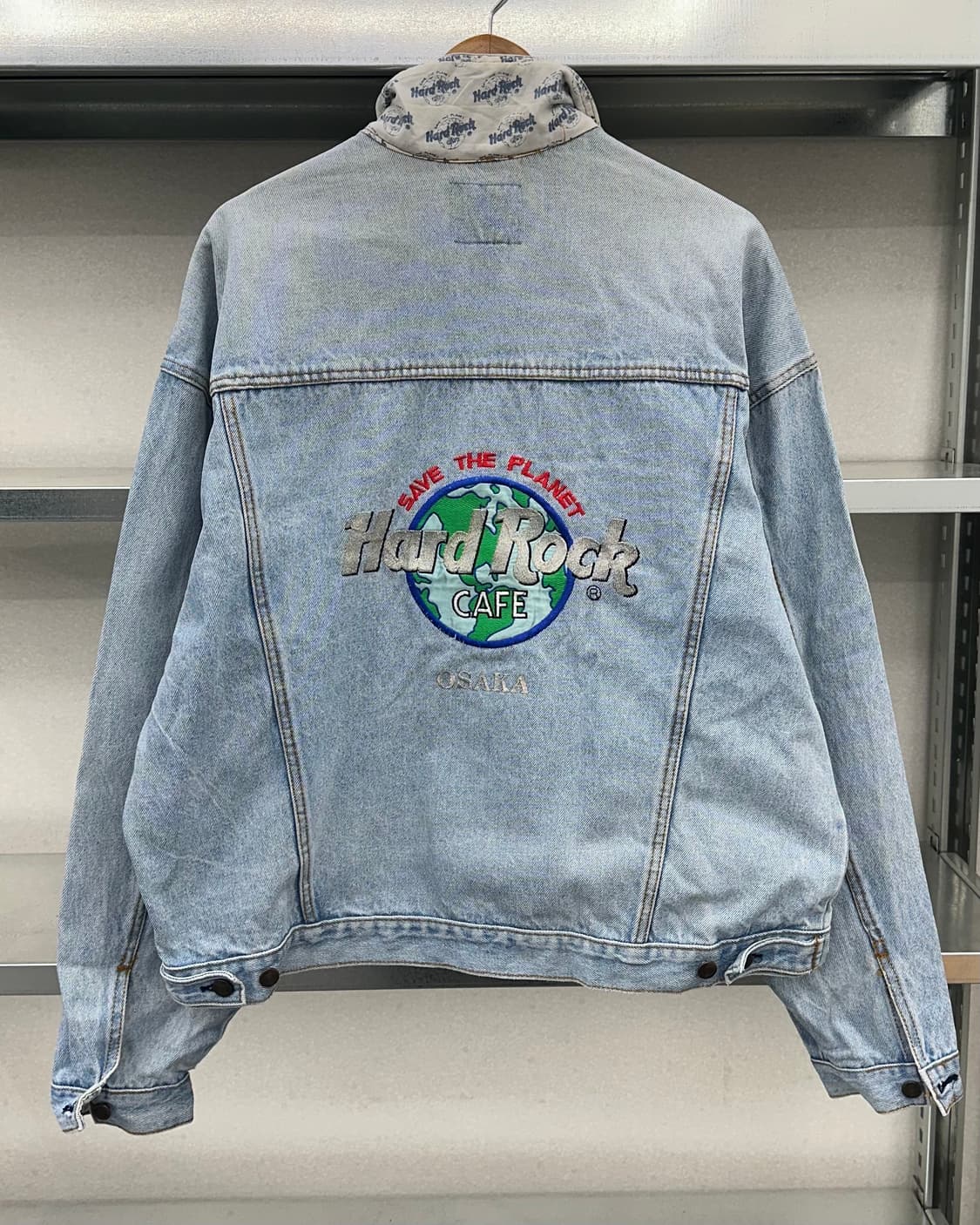 (2XL)90'S HARD ROCK CAFE 청자켓-M1309 상품이미지1
