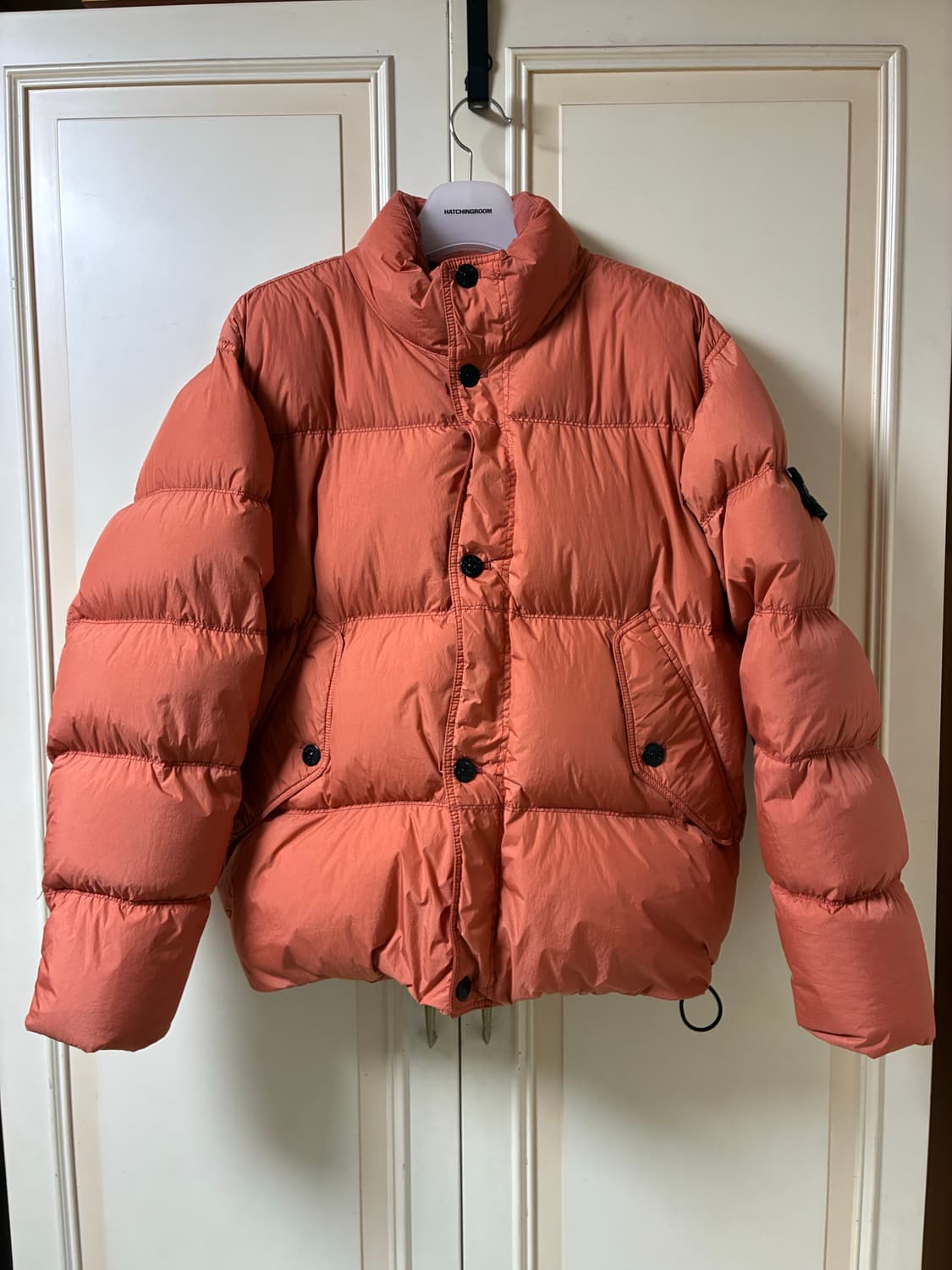 스톤아일랜드 클링클랩스  패딩 오렌지 상품이미지1