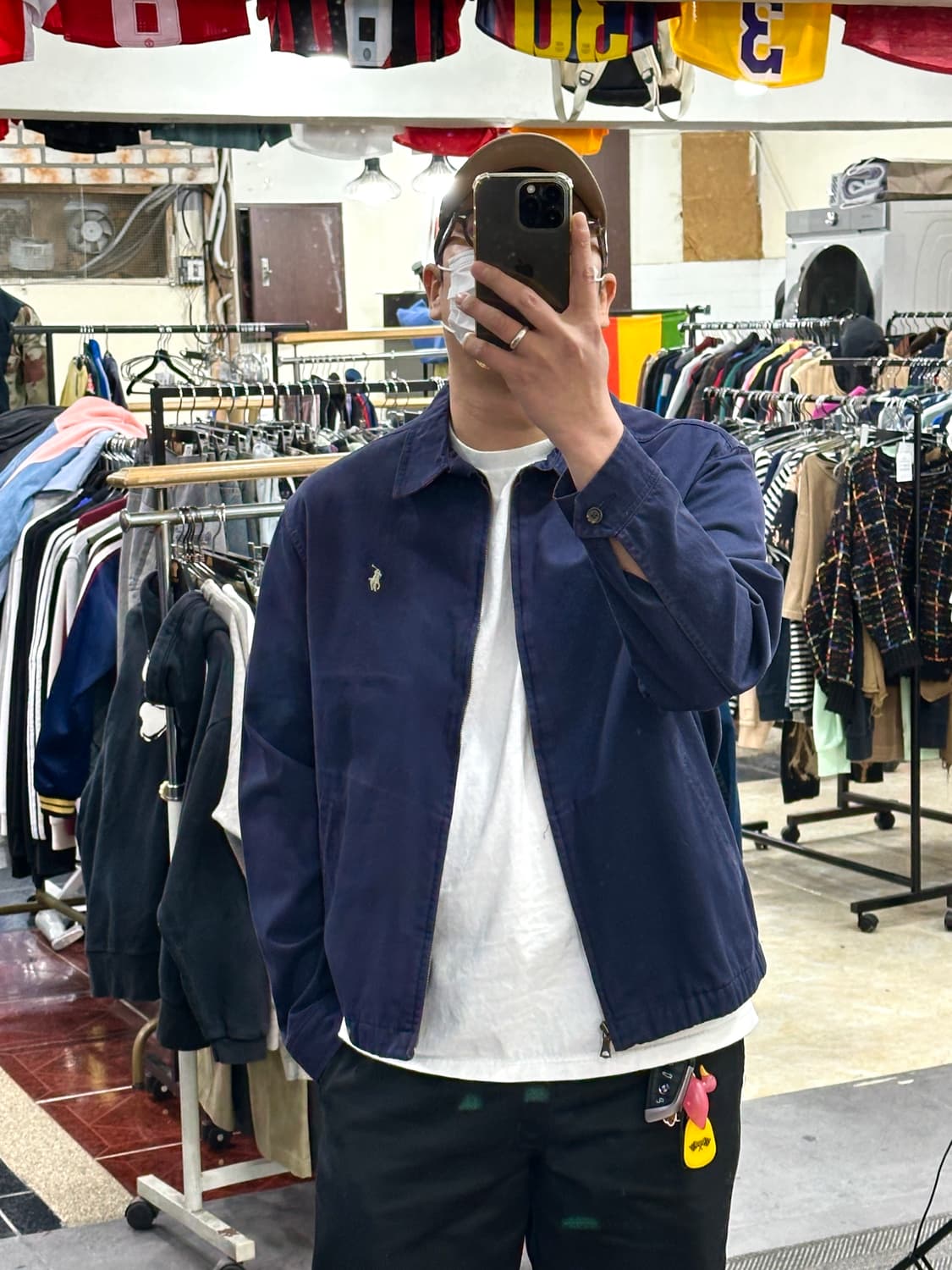 폴로 블루종 치노자켓 네이비 M 상품이미지5