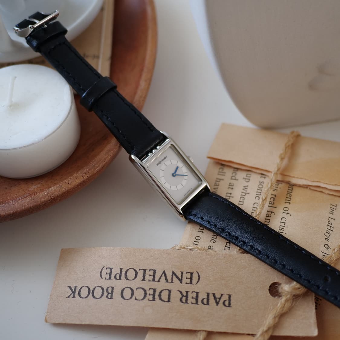 [YSL] Square Blue Hands Point Watch 상품이미지2