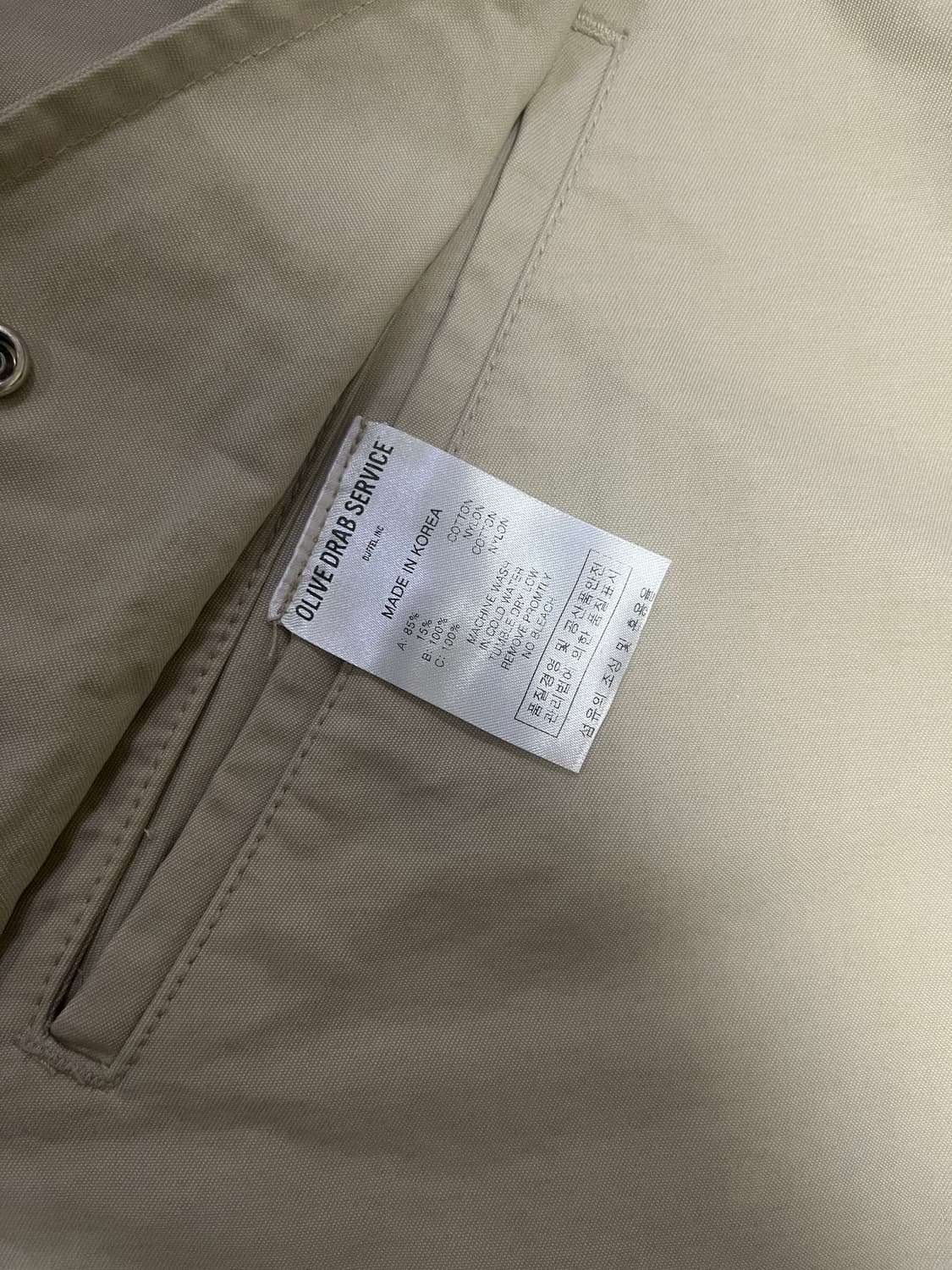 올리브드랩서비스 피어리스 자켓 ods [M] 상품이미지4