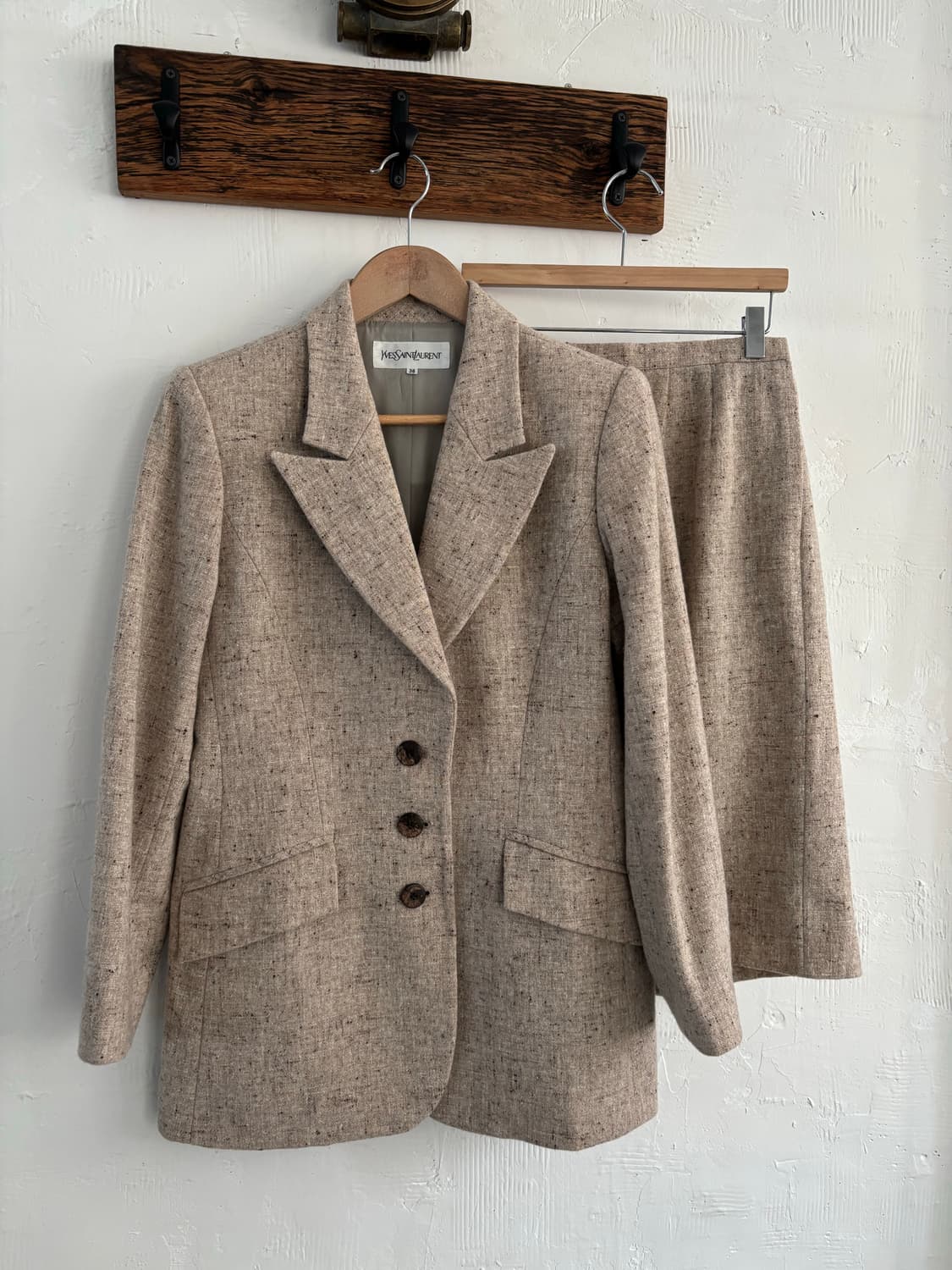 Yves Saint Laurent 입생로랑 아이보리 트위드 셋업 상품이미지3