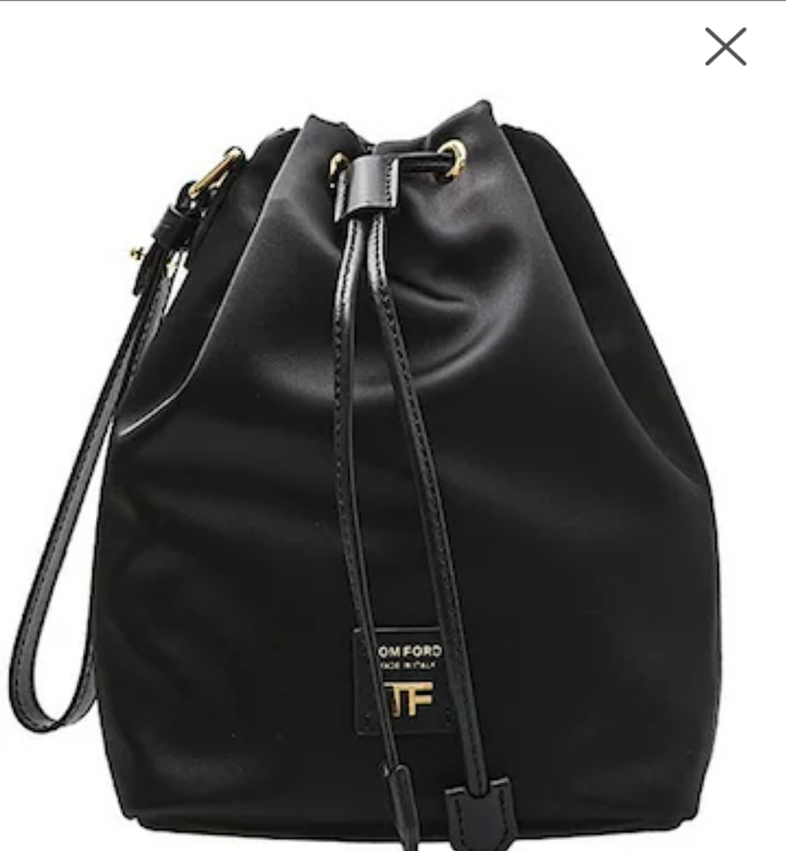 톰포드 블랙 드로우스트링 버킷백 상품이미지1