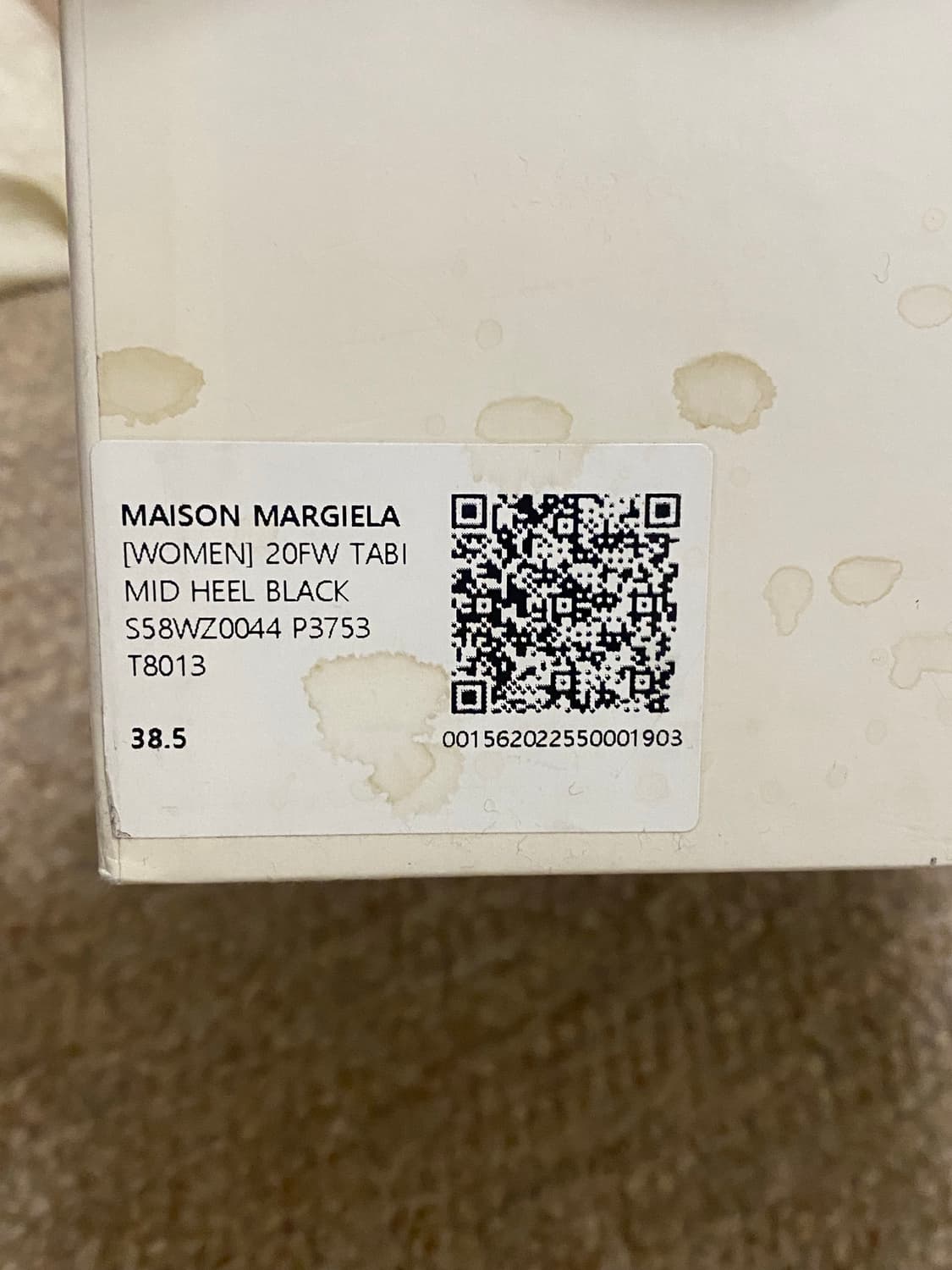메종 마르지엘라 타비 구두 38 ½ 상품이미지10