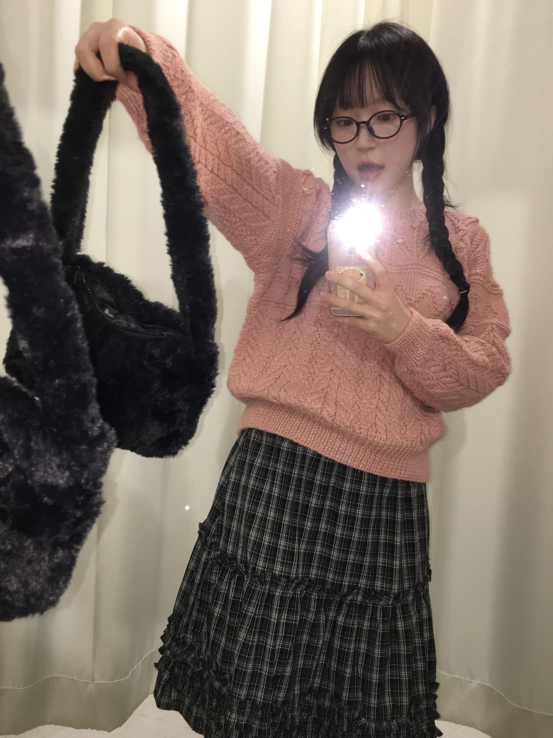 pink pompom knit 상품이미지6