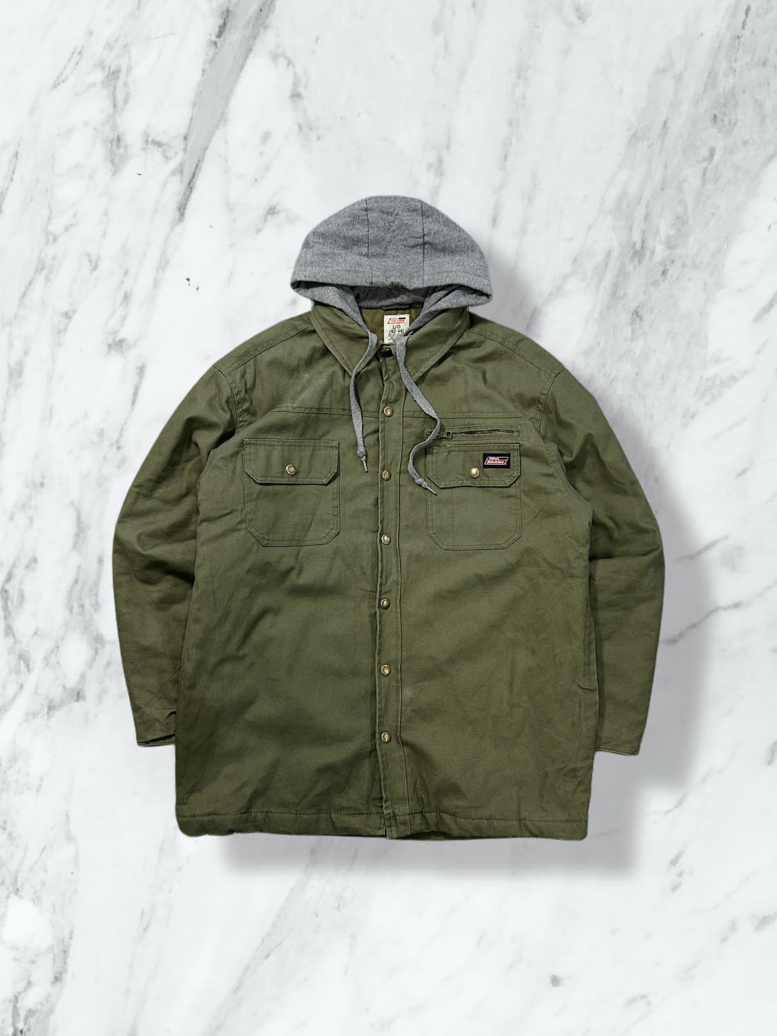 디키즈 투포켓 카키 레이어드 워크자켓 L 상품이미지1