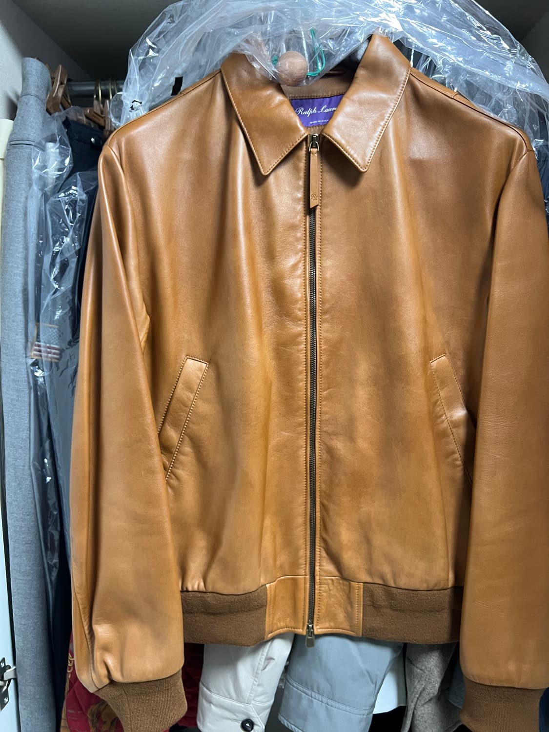 랄프로렌 퍼플라벨 카빙 레더자켓 로로피아나 쿠치넬리 톰포드 상품이미지5