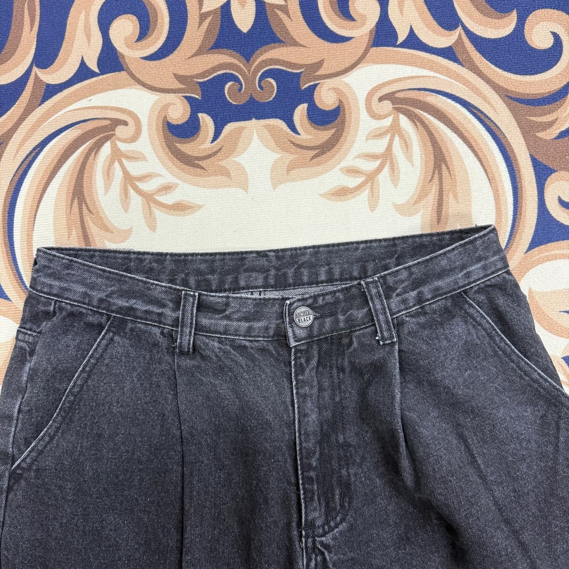 (1)디미트리 블랙 Dimitriblack 흑청 카고데님팬츠 상품이미지2