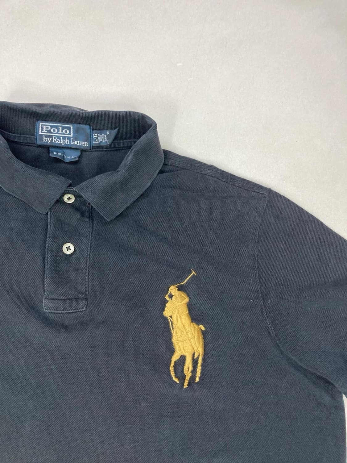 폴로 랄프로렌 빅포니 카라티 블랙 골드 상품이미지3