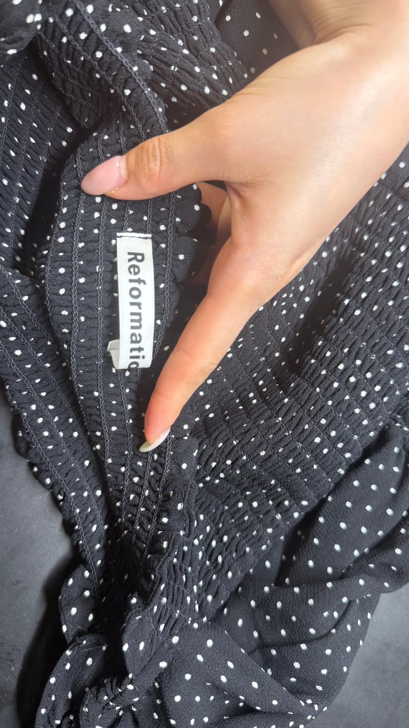 *새상품* 리포메이션 고윤정 드레스 elle smoked dress 상품이미지4