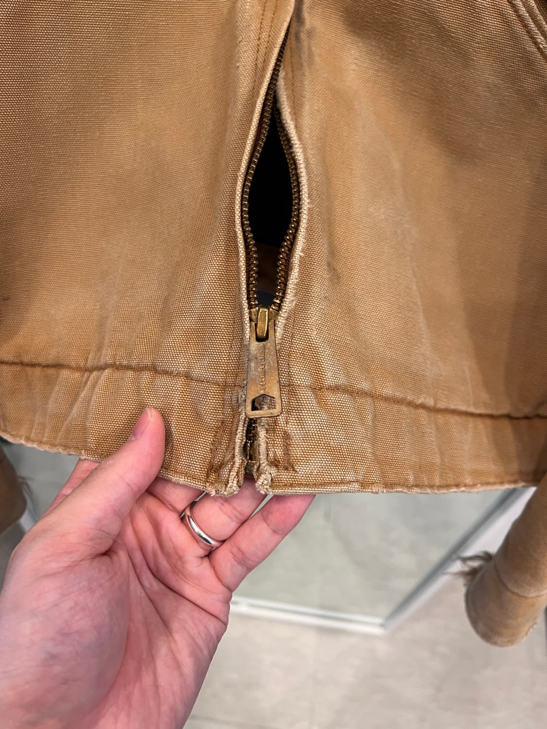 Carhartt 칼하트 덕 캔버스 디트로이트 워크 자켓 (USA) 상품이미지3