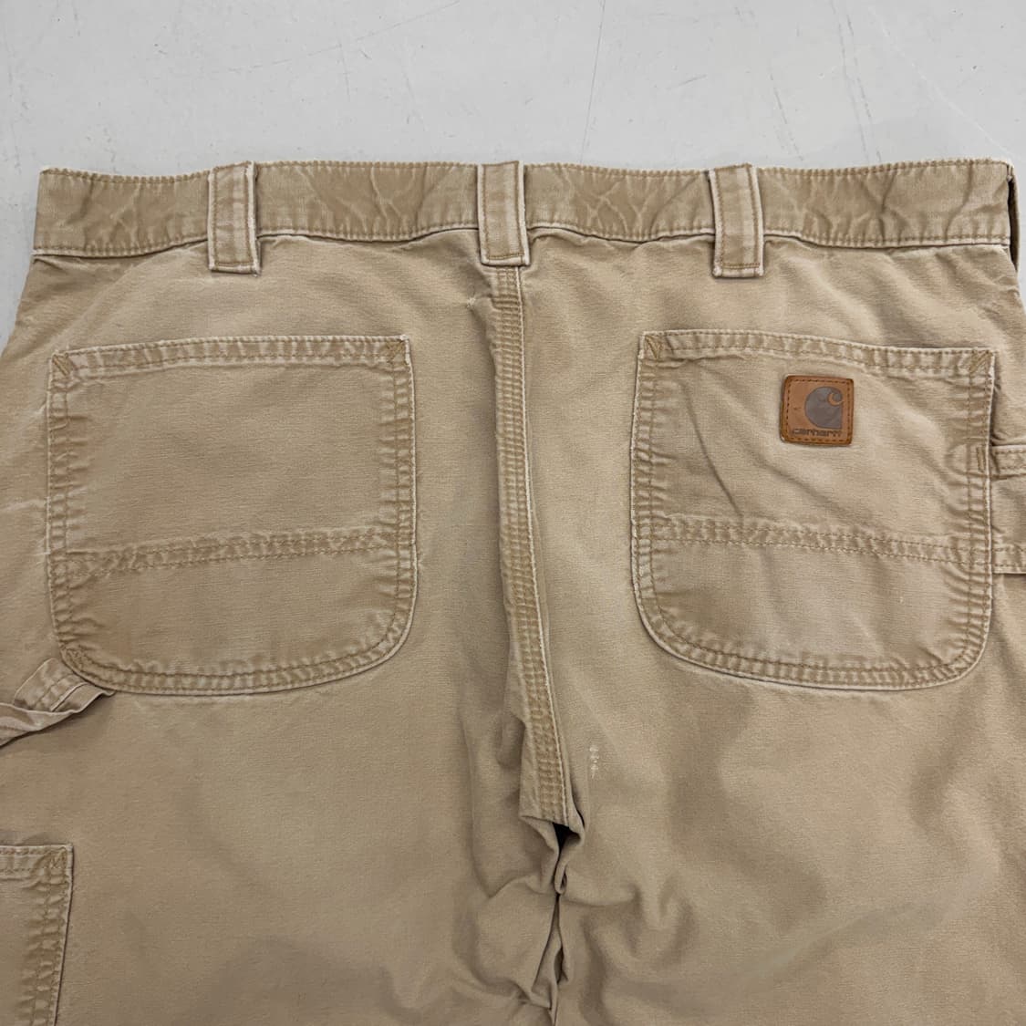 칼하트 OG 가죽패치 카펜터 페이딩 와이드 워크팬츠 상품이미지7