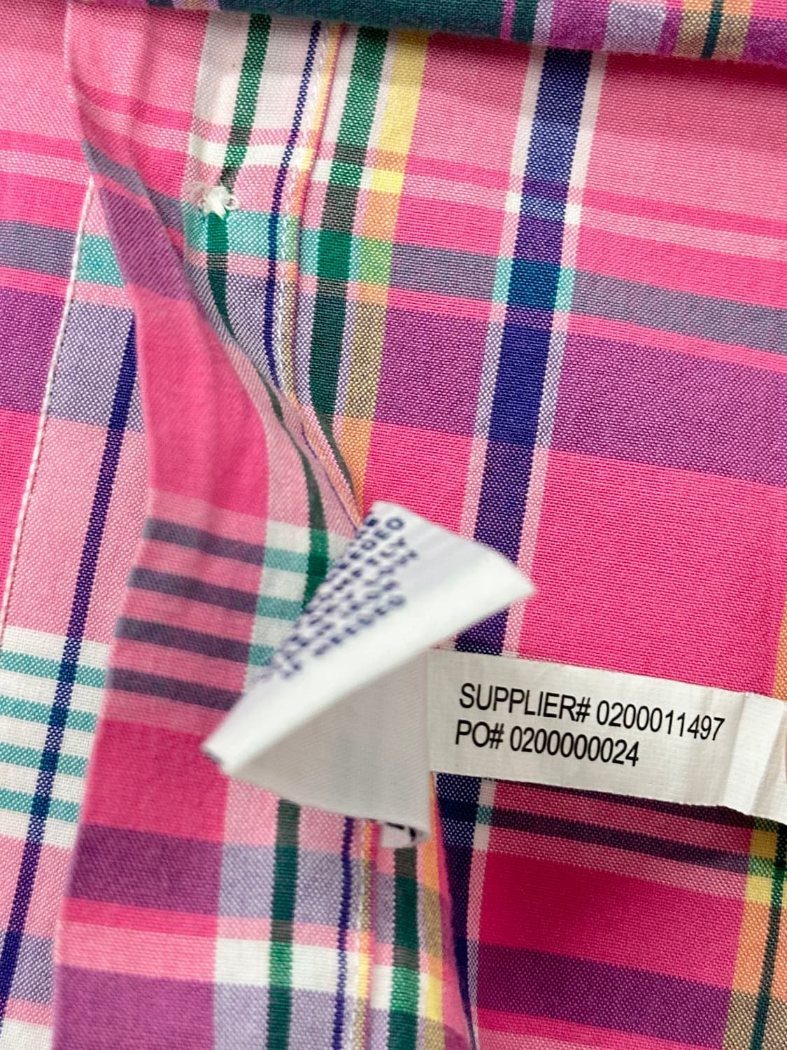 polo pink multi color shirt  상품이미지5