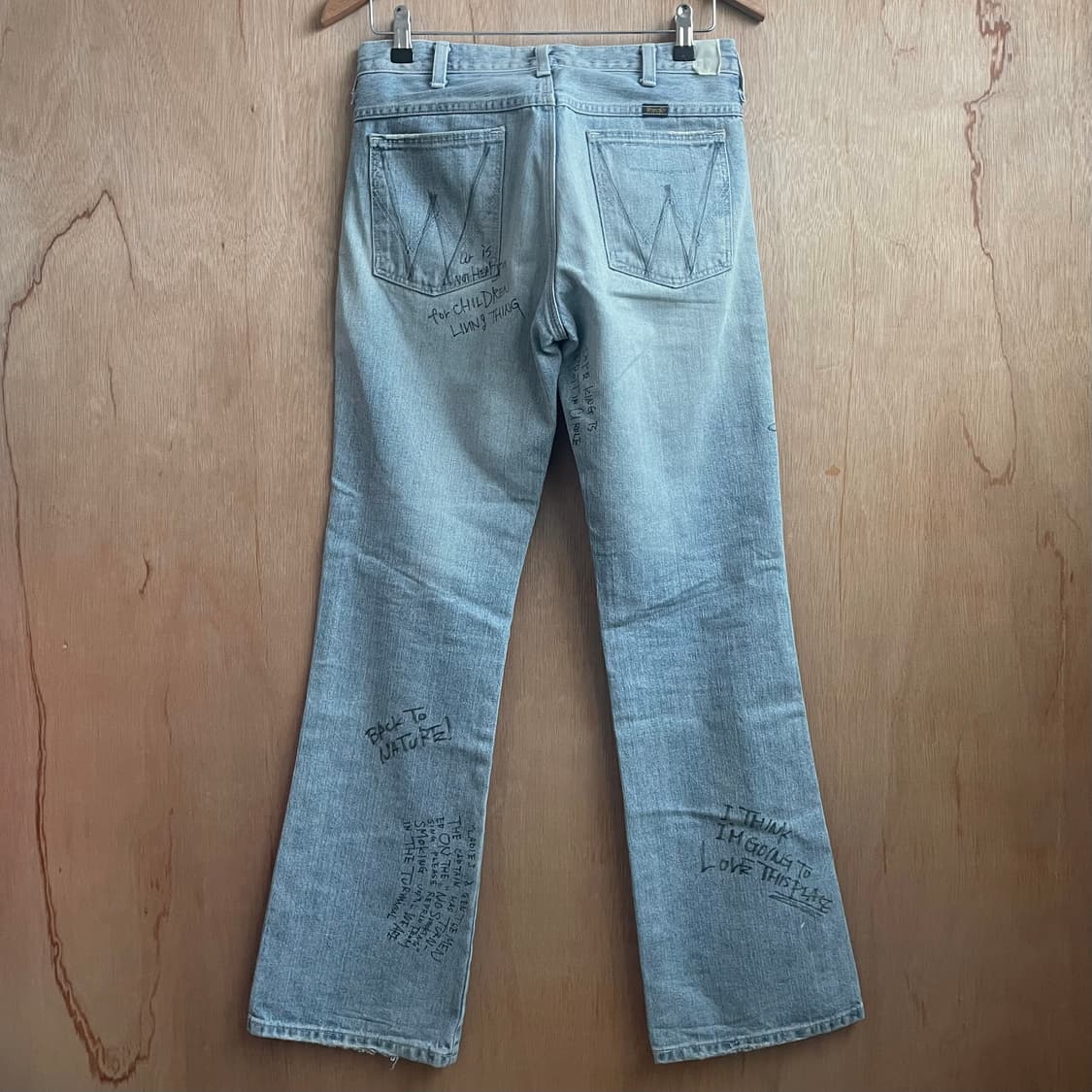 엔헐리우드 랭글러 레터링 플레어 팬츠 상품이미지5