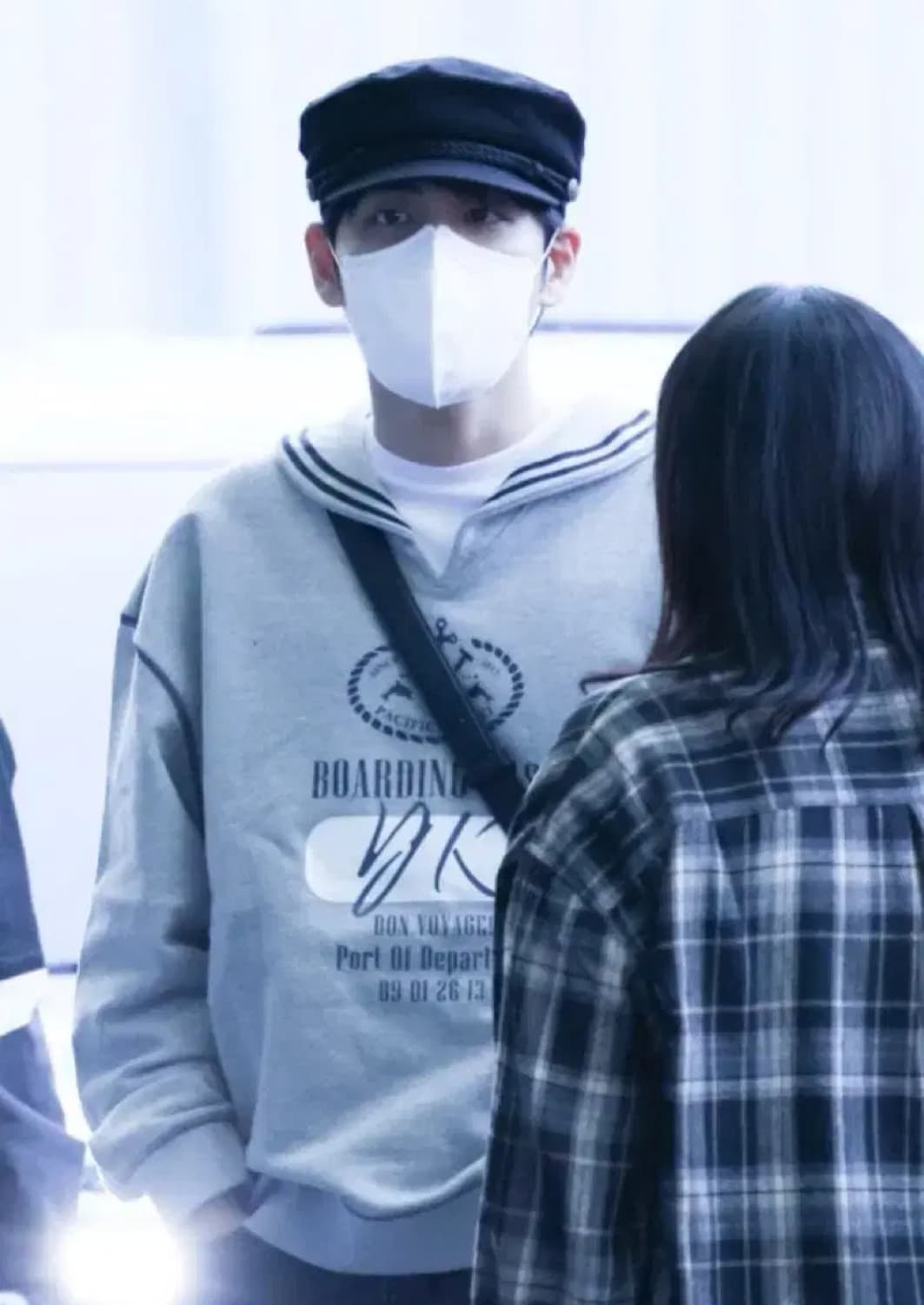 와이케이 숄 카라 마린 맨투맨 그레이 s 상품이미지1