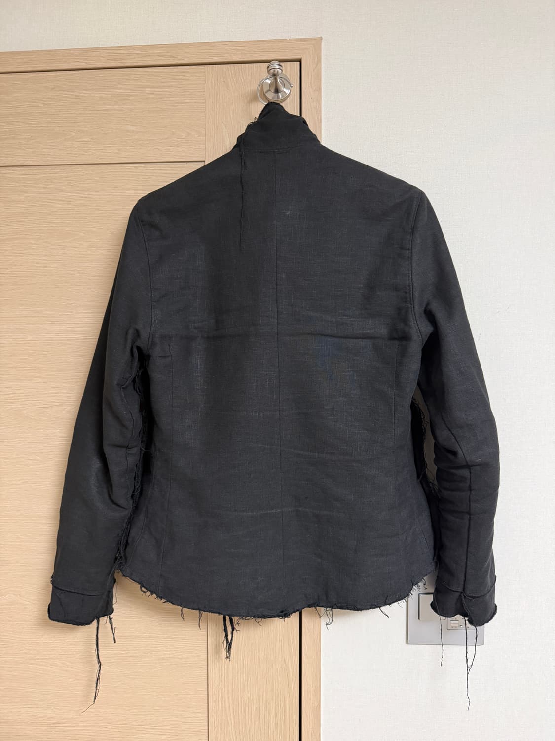 lure Black Line Handmade Linen jacket 상품이미지2