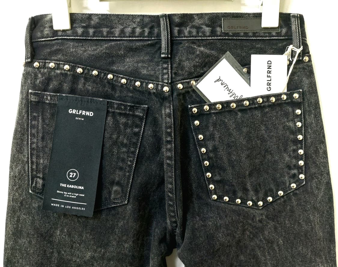 걸프렌드 크롬 흑 청바지 27 상품이미지3