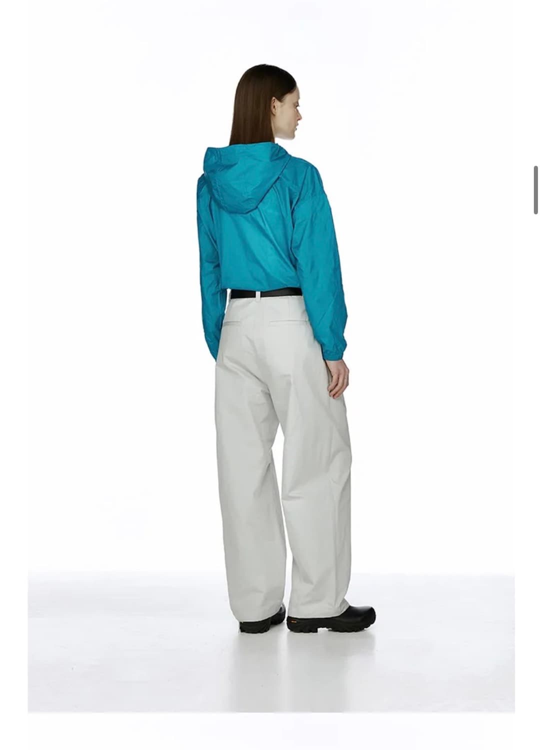 버뮬라 burmular GLOSSY HOODIE ANORAK (BLUE  상품이미지4